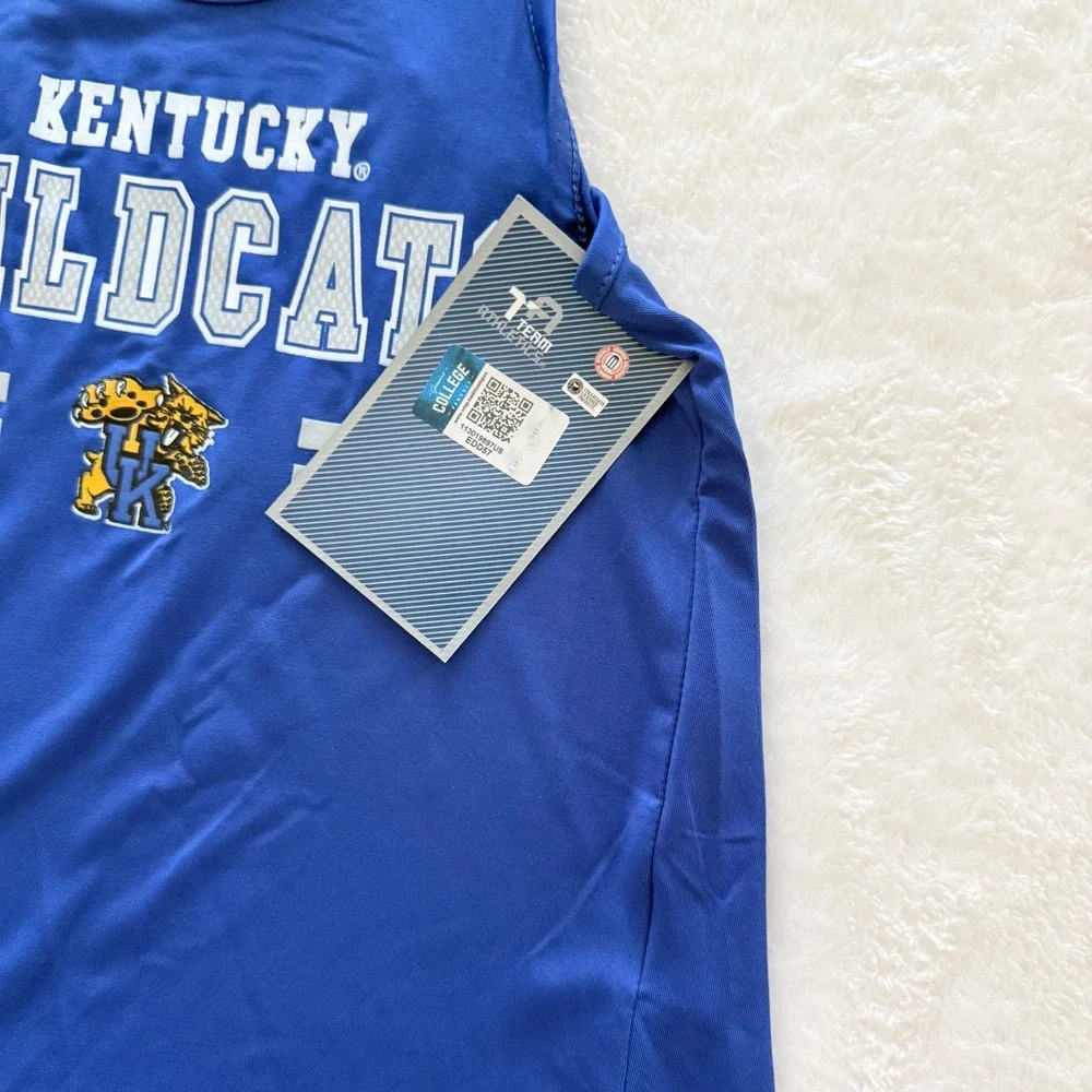 Kentucky Wildcats Girls‎ 6 6X Blue Racerback Athletic Tank NWT UK